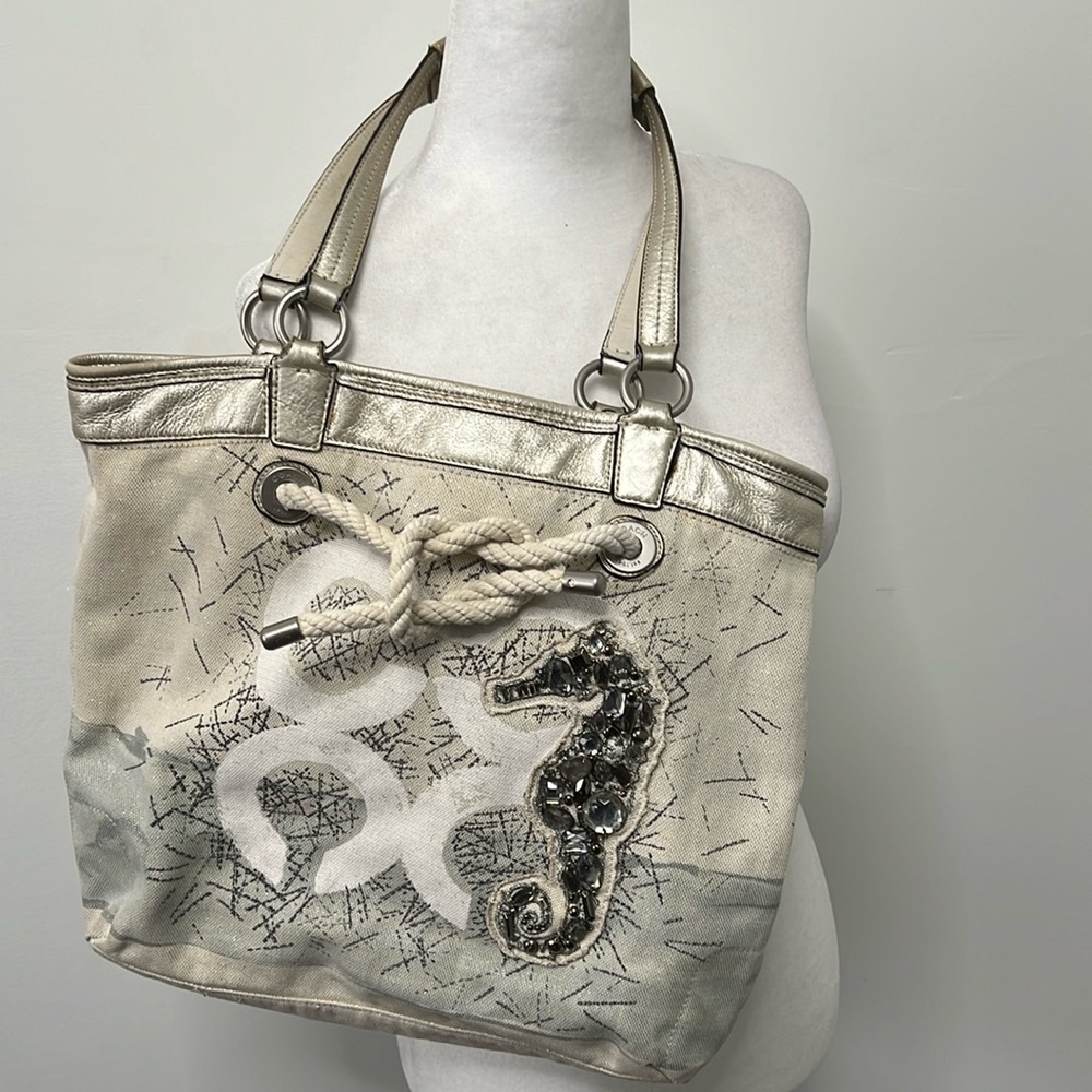 COACH | Authentic Coach Seahorse Tote Bag